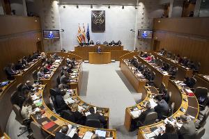 Comparecencia del Justicia de Aragón en las Cortes para presentar el Informe de 2013