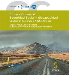 Portada del libro "Protección social: Seguridad Social y Discapacidad. Estudios en homenaje a Adolfo Jiménez"