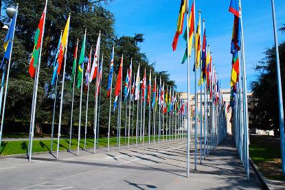 Banderas en la ONU (Ginebra)