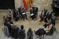 El Presidente de la Generalitat Valenciana con el CERMI Comunidad Valenciana
