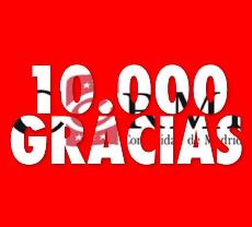 Imagen que publica el CERMI Comunidad de Madrid en Facebook donde se lee "diez mil gracias" 