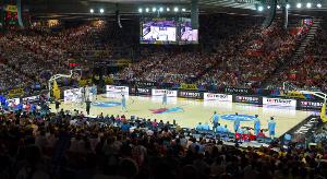 Imagen de un partido de la Copa del Mundo de Baloncesto 2014