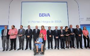 Foto de familia del VI Premio Integra