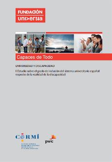 Portada del II Estudio sobre el grado de inclusión del sistema universitario español respecto de la realidad de la discapacidad