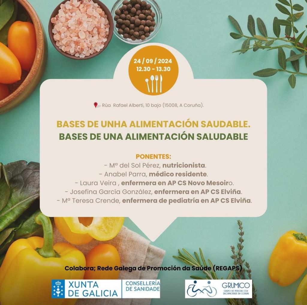 GRUMICO organiza charla sobre bases de una Alimentación Saludable