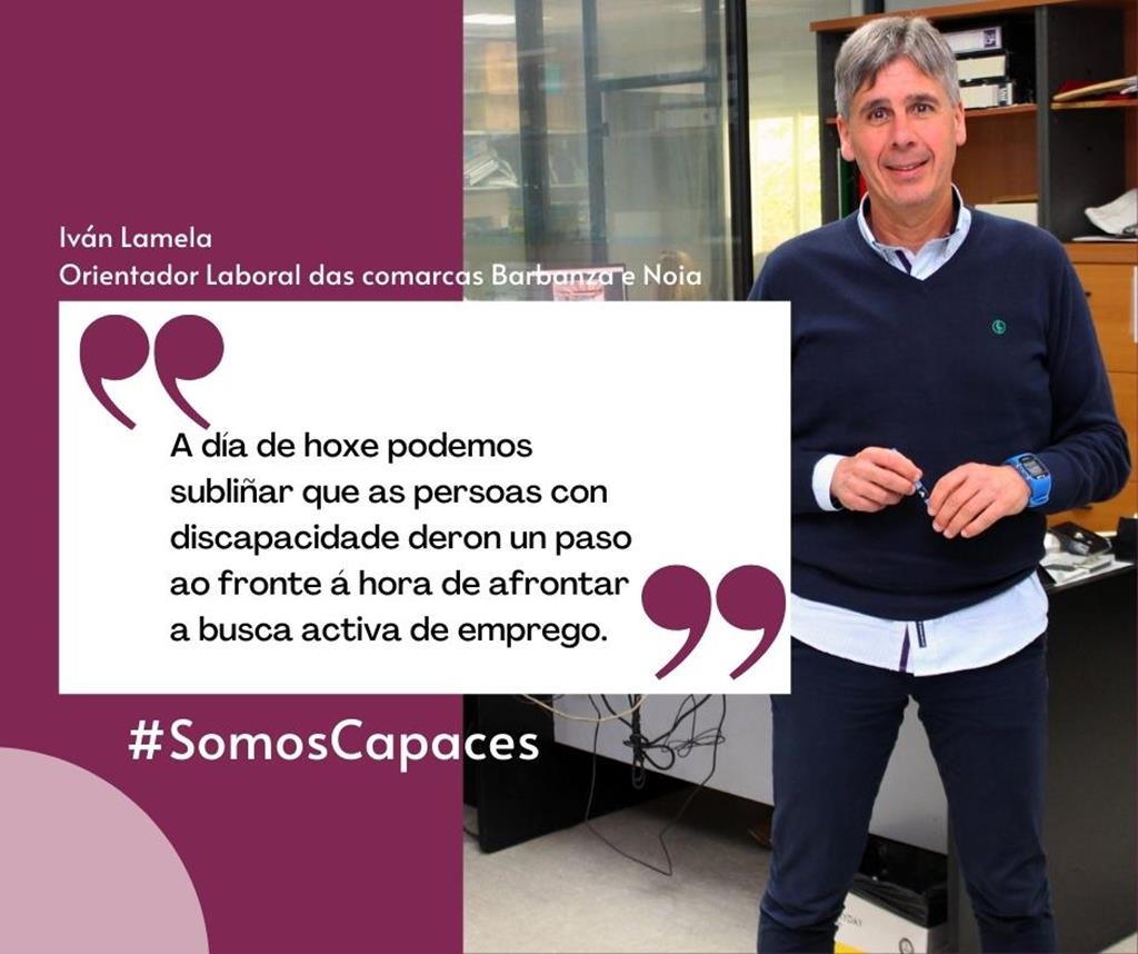 Iván Lamela, orientador laboral de COGAMI: mi trabajo sale redondo cuando consigo una inserción laboral que implica mejoría en su inclusión social