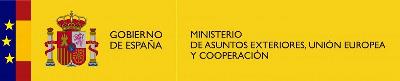 Logotipo del Ministerio de Asuntos Exteriores, Unión Europea y Cooperación