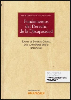 Portada del libro Fundamentos del Derecho de la Discapacidad.