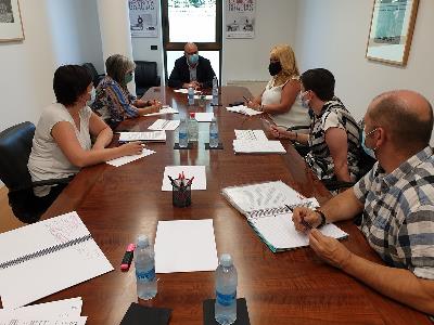 Momento de la reunión mantenida entre CERMIN y el Departamento de Educación de cara al inicio del próximo curso escolar