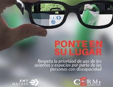 Imagen del cartel de la campaña de comunicación “Ponte en mi lugar”