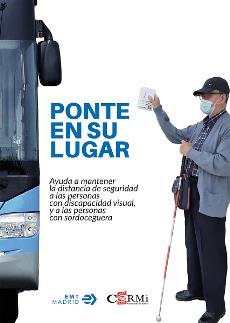 Cartel de la campaña de comunicación “Ponte en mi lugar”