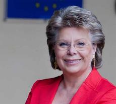 Viviane Reding, vicepresidenta de la Comisión Europea y comisaria de Justicia, Derechos Fundamentales y Ciudadanía