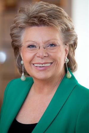 Viviane Reding, vicepresidenta de la Comisión Europea y comisaria de Justicia, Derechos Fundamentales y Ciudadanía