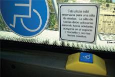 Plaza adaptada de autobús