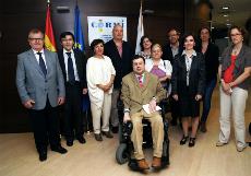 Visita al cERMI del Comisario de Derechos Humanos del Consejo de Europa, Nils Muiznieks, y su equipo