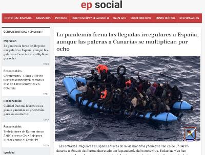 Captura de imagen del portal Epsocial.