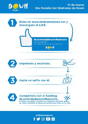 Campaña para el Día Mundial del Síndrome de Down.