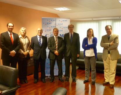 Reunión del CERMI Cantabria con el presidente del Parlamento de Cantabria, José Antonio Cagigas