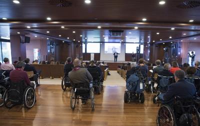 Público en la sala de celebración del I Congreso Internacional TUR4all de Destinos Accesibles de Cruceros