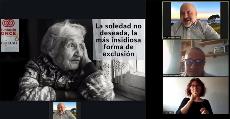 Imagen del webinario sobre la soledad no deseada