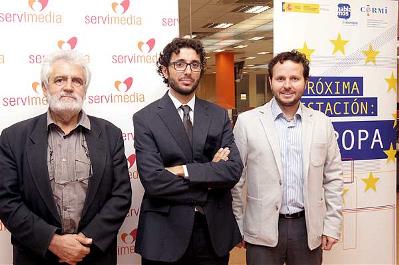 Vicente Garcés, Jaime Hermida y Javier Güemes