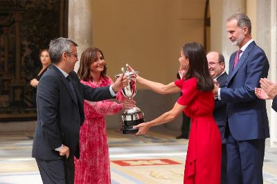 Luis Leardy recoge el Premio Nacional a las Artes y las Ciencias Aplicadas al Deporte © Casa de S.M. el Rey