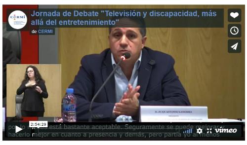 Jornada de Debate "Televisión y discapacidad, más allá del entretenimiento"