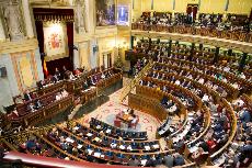 Salón del Congreso de los Diputados.