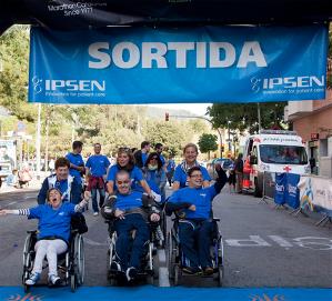 Carrera solidaria organizada por la Federación Catalana de Parálisis Cerebral