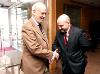 José Ignacio Echeverría, presidente de la Asamblea de Madrid, y Luis Cayo Pérez Bueno, presidente del CERMI