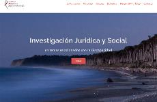 Detalle de la web de la Fundación Derecho y Discapacidad