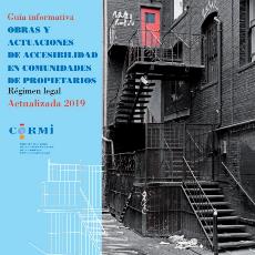 Portada de la guía del CERMI 'Obras y actuaciones de accesibilidad en comunidades de propietarios. Régimen Legal 2019'