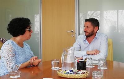 Fotografía de la reunión entre CERMI Andalucía y Junta de Andalucía.