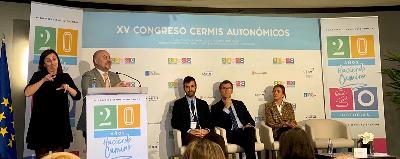 El presidente del CERMI, Luis Cayo Pérez Bueno, en la inauguración del XV Congreso de CERMIS Autonómicos