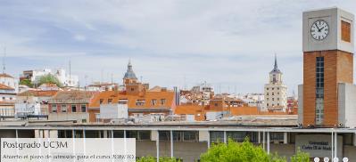 Imagen de la web de la Universidad Carlos III de Madrid