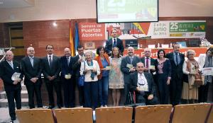 Entrega de premios en la sede del CEAPAT, en el marco del acto central de celebración del 25 aniversario del organismo