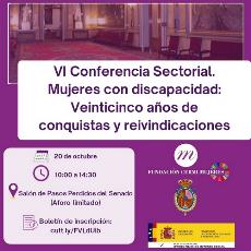 Conferencia sectorial mujeres.