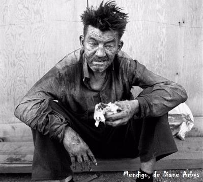 Mendigo, de Diane Arbus