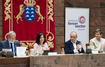 El Parlamento da la bienvenida a la Plataforma del Tercer Sector Canarias