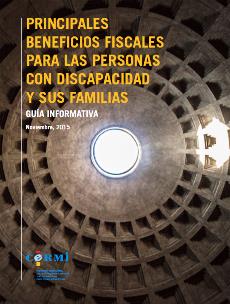 Portada de la guía 'Principales beneficios fiscales para las personas con discapacidad y sus familias'