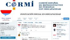 Imagen del Twitter del CERMI