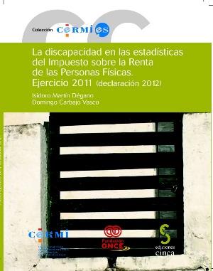 Portada de 'La discapacidad en las estadísticas del Impuesto sobre la Renta de las   Personas Físicas'