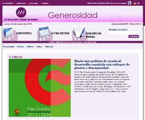 Imagen de la portada del boletín 'Generosidad' Nº 9