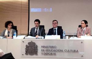 Mesa de inauguración de la Jornada 'El derecho a la educación de las niñas con discapacidad'