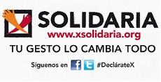 Logotipo de la X Solidaria