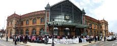 El CERMI, en la protesta cívica exigiendo accesibilidad para ferrocarril en Almería