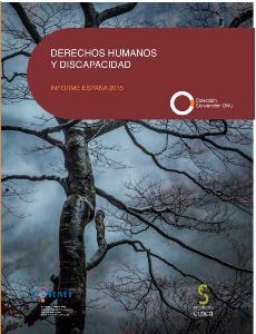 Portada de la publicación 'Derechos Humanos y Discapacidad. Informe España 2015'