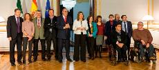 Reunión del CERMI Andalucía con la presidenta Susana Díaz