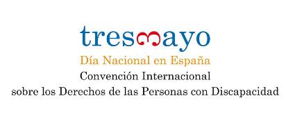 Logotipo del 3 de mayo, Día Nacional de la Convención de la ONU sobre los Derechos de las Personas con Discapacidad