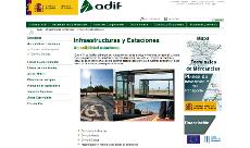 Imagen de la web de Adif